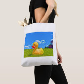 zonnige b-tas tote bag (Dichtbij)