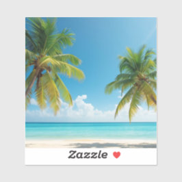Zonnige bestemmingsvibe sticker