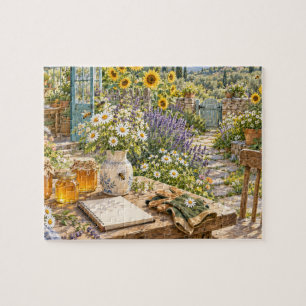 Zonnige Bijentuin Cottage Legpuzzel