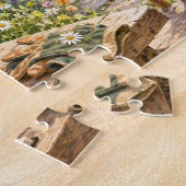 Zonnige Bijentuin Cottage Legpuzzel (Zijkant)