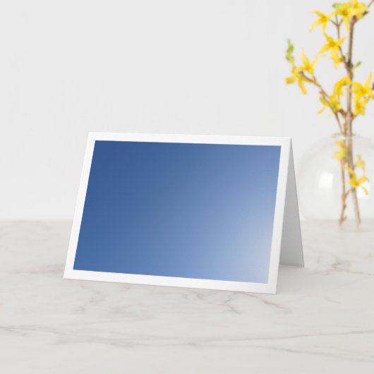 Zonnige blauwe hemel achtergrond kaart (Gele Bloem)