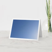 Zonnige blauwe hemel achtergrond kaart (Voorkant)