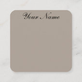 Zonnige bloemen | chique | Boho | Visitekaartje (Achterkant)