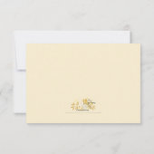 Zonnige BloemenRSVP RSVP Kaartje (Achterkant)