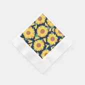 Zonnige Bloom Doodles Servet (Hoek)