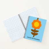 Zonnige Bloom Notitieboek (Binnen)