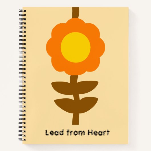 Zonnige Bloom Notitieboek (Voorkant)