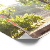 Zonnige Bomen Poster (Hoek)