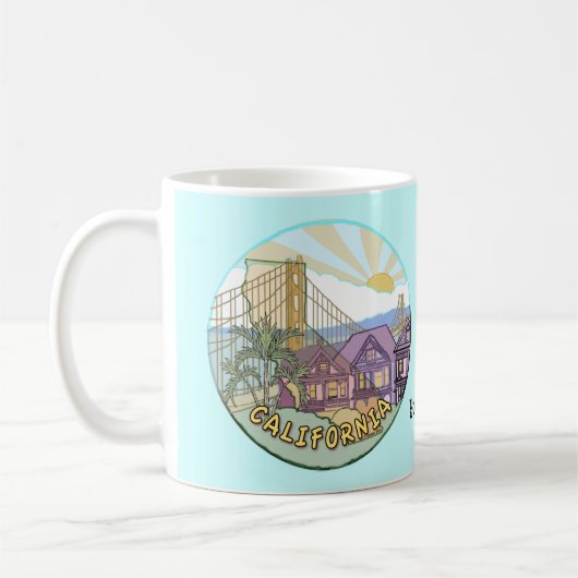 Zonnige California mok (Links)