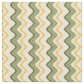 Zonnige Chevron Verticale Gouden Groene Stof (Close Up)