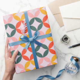 Zonnige Cirkel Cadeaupapier