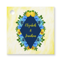 Zonnige citroen bloemenbruiloft