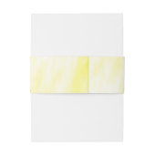 Zonnige citroen bloemenbruiloft uitnodigingen wikkel (Achterkant Voorbeeld)