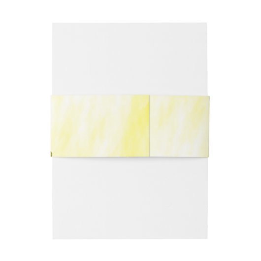 Zonnige citroen bloemenbruiloft uitnodigingen wikkel (Achterkant Voorbeeld)