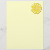Zonnige citroen briefpapier (Voorkant)