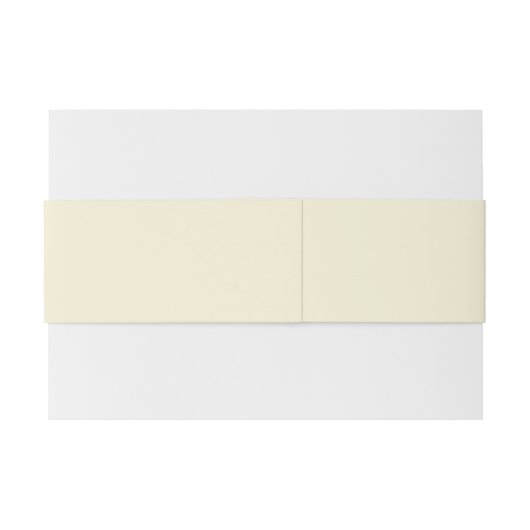 Zonnige citroen geel  pastel bruiloft uitnodigingen wikkel (Achterkant Voorbeeld)