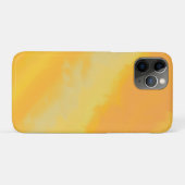 Zonnige Citroen Goud Waterverf  Case-Mate iPhone Case (Achterkant (horizontaal))