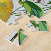 Zonnige Citroenboom - Wit - Legpuzzel (Zijkant)