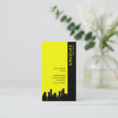 zonnige cityse visitekaartje (Staand voorkant)