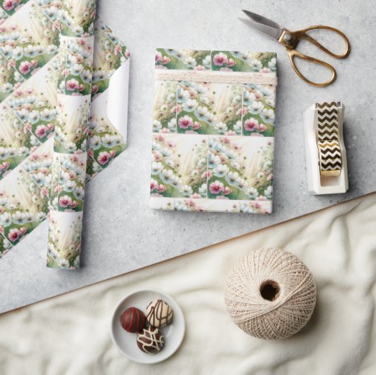 Zonnige Cosmos Tuin Cadeaupapier (Crafts)