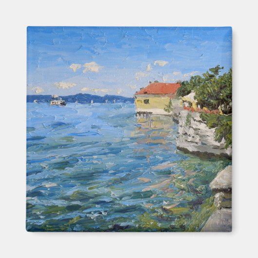 Zonnige dag aan de Bodensee (Zuid-Duitsland) Magneet (Voorkant)