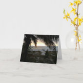 Zonnige dag bij Sunset Beach op Treasure Island Kaart (Gele Bloem)