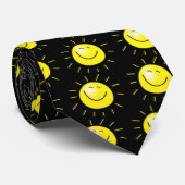 Zonnige dag, glimlachend zonde, Dag om te glimlach Stropdas (Opgerold)
