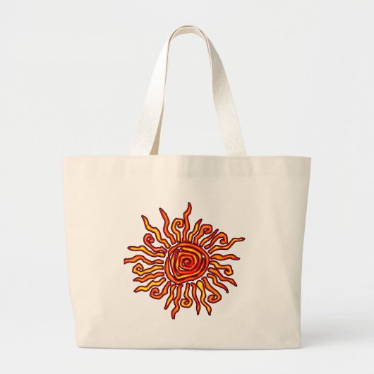 zonnige dag grote tote bag (Voorkant)