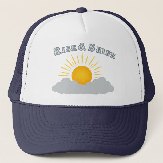 Zonnige Dag Hoed Trucker Pet (Voorkant)
