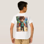 Zonnige dag ijs genot t-shirt (Achterkant volledig)