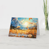 Zonnige Dag In De Prairie | Gefeliciteerd Kaart (Voorkant)