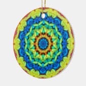Zonnige Dag Kaleidoscoop Keramisch Ornament (Links)