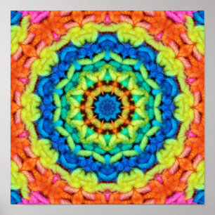 Zonnige Dag Kaleidoscoop Poster