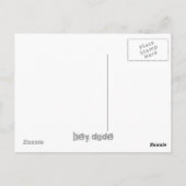 zonnige dag kat hé briefkaart (Achterkant)