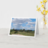 Zonnige Dag, Landelijk Landschap Kaart (Gele Bloem)