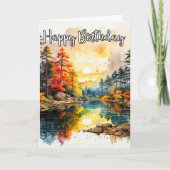 Zonnige dag op de vijver | Gefeliciteerd Kaart (Voorkant)