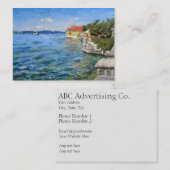 Zonnige dag op het Bodenmeer (Zuid-Duitsland) Bus Visitekaartje (Voorkant / Achterkant)