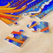 Zonnige dag op het strand  legpuzzel (Zijkant)