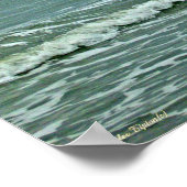 Zonnige dag op het strand! poster (Hoek)