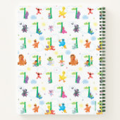 Zonnige Dag Sesamstraat Patroon Tekening Notitieboek (Achterkant)