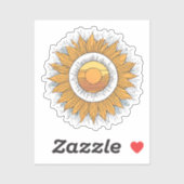 zonnige dag sticker (Vel)