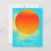 Zonnige Dag Uitnodiging (Voorkant)