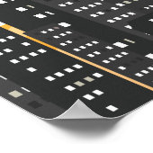 zonnige dag vectorcityrie poster (Hoek)