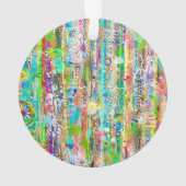 Zonnige dagen Acryl Ornament (achterkant)