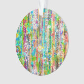 Zonnige dagen Acryl Ornament (voorkant)