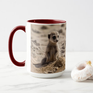 Zonnige dagen: Baby Meerkat's Beach Adventure Mok