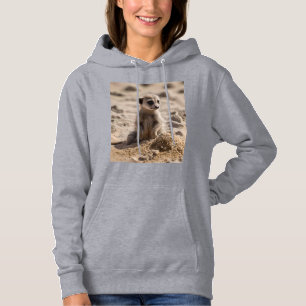 "Zonnige dagen: baby stokstaartje's strandavontuur Hoodie