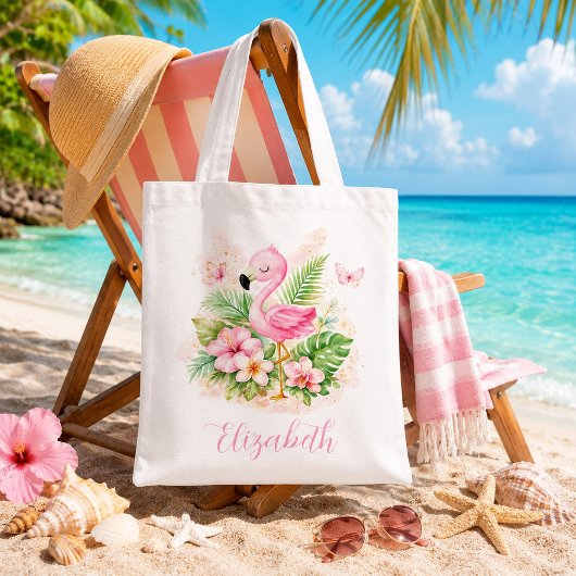 Zonnige Dagen & Flamingo Wegen Tote Bag