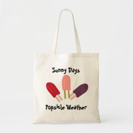 Zonnige dagen, ijsjesweer tote bag