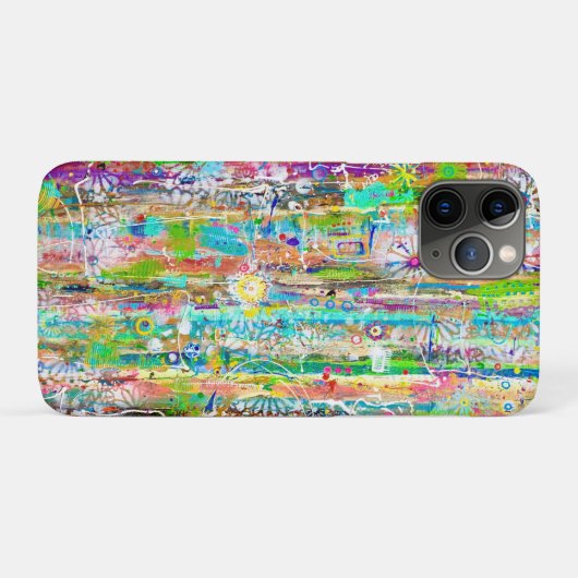 Zonnige dagen iPhone Case (Achterkant (horizontaal))